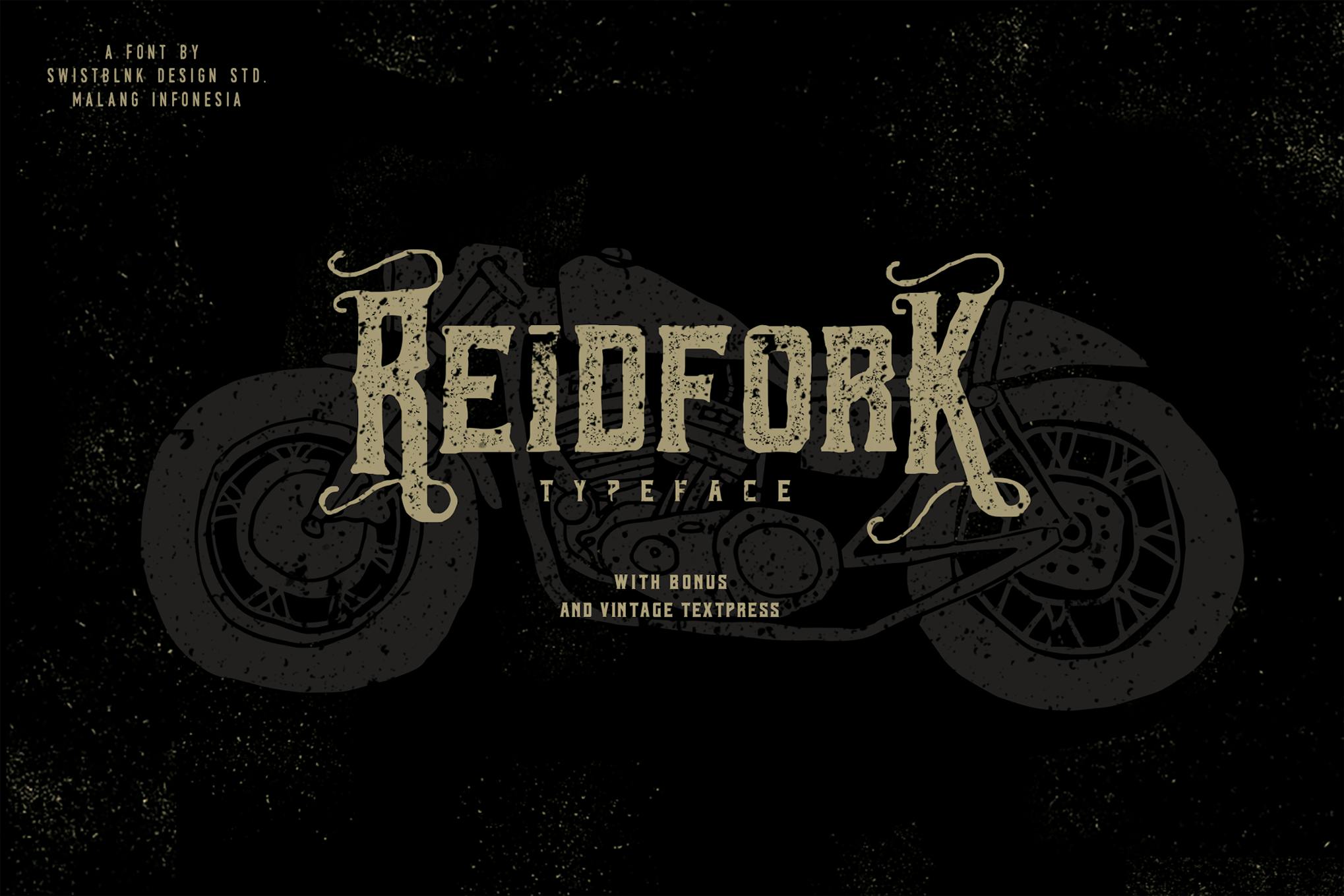 Reidfork Typeface + Textpress