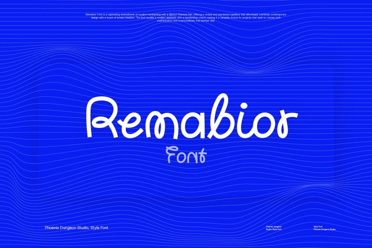 Remabior Font