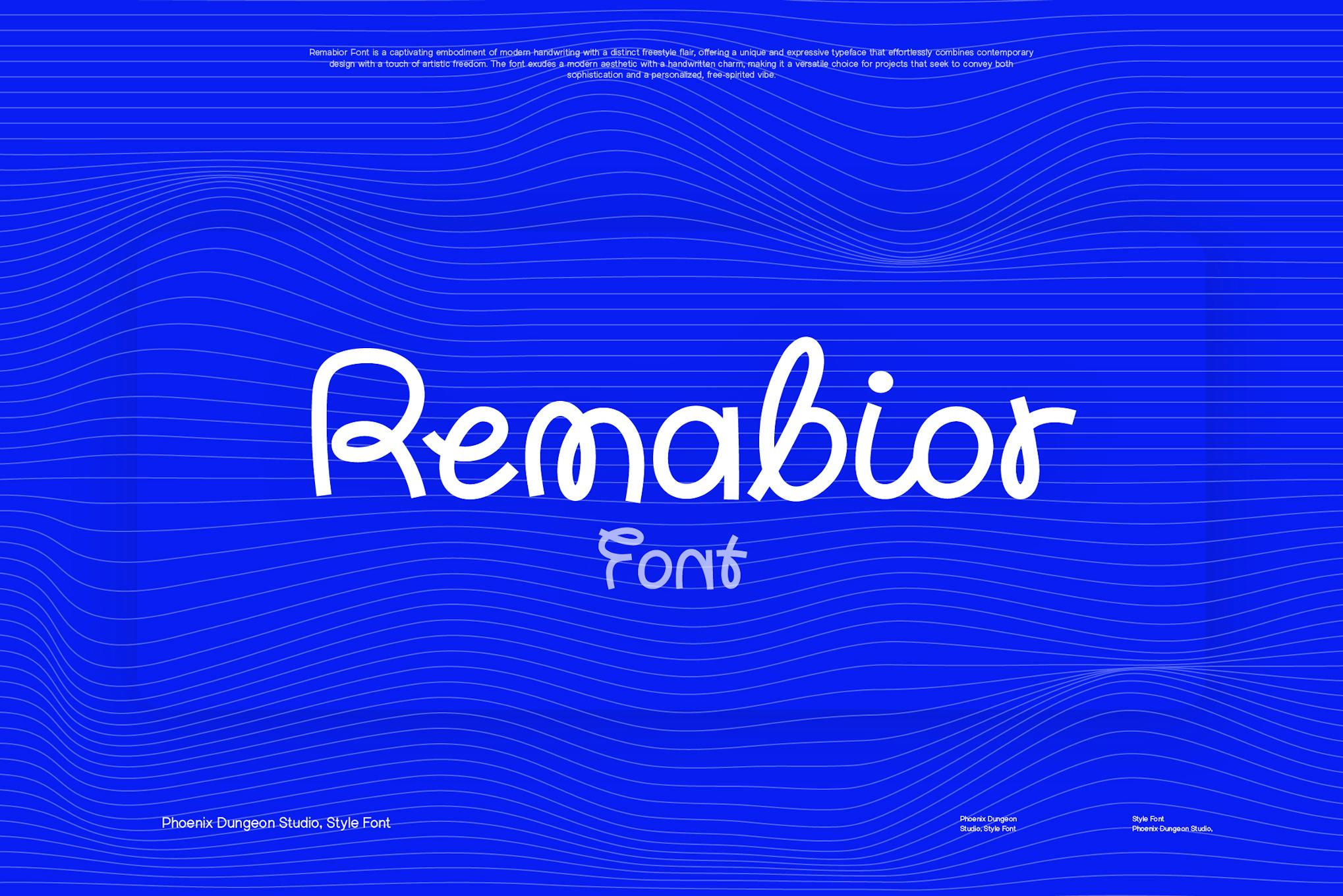 Remabior Font