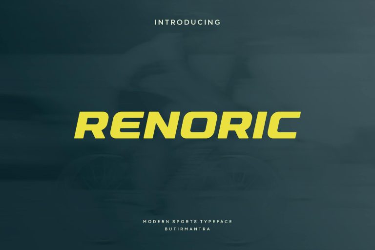 Renoric – Sport Font