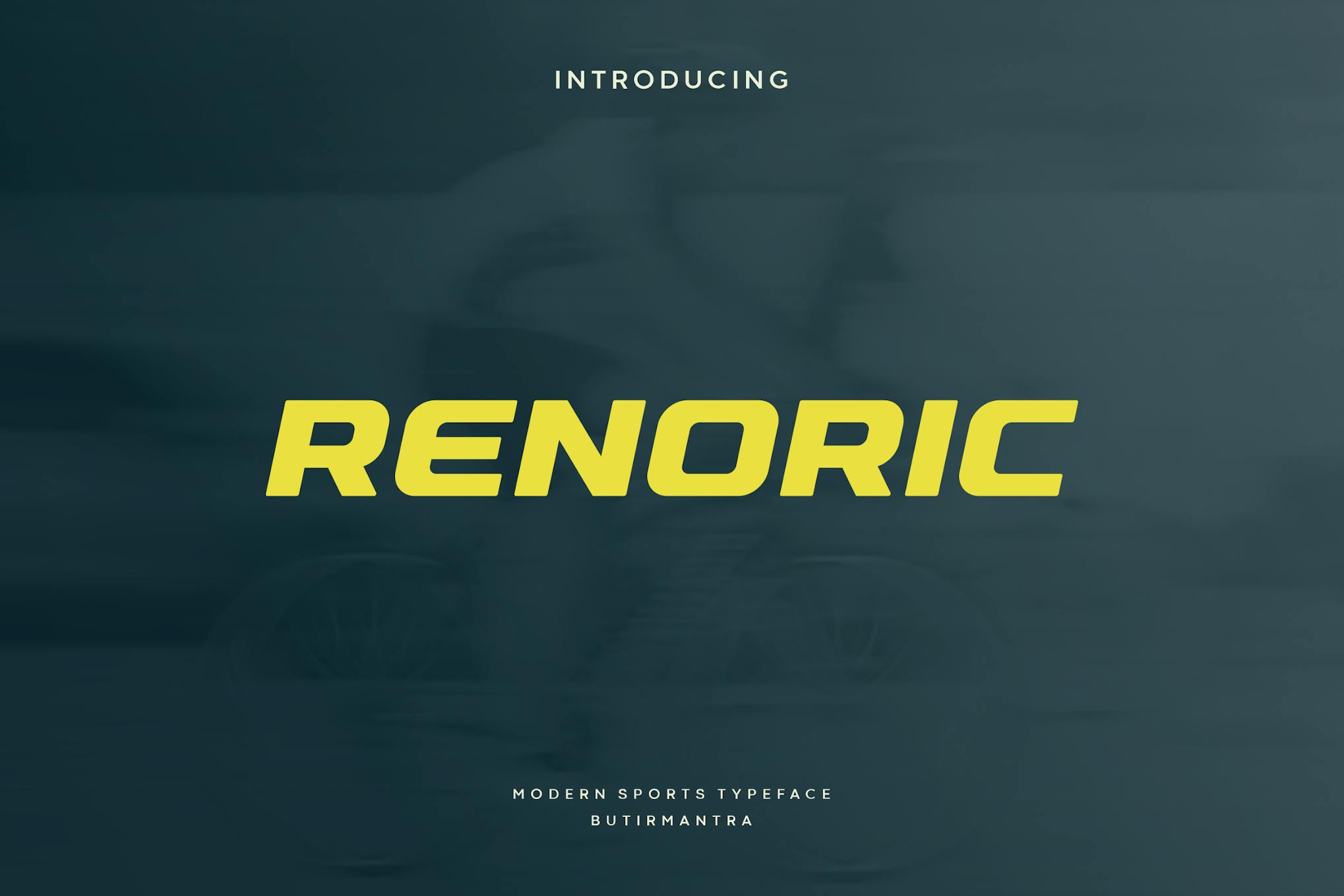 Renoric – Sport Font