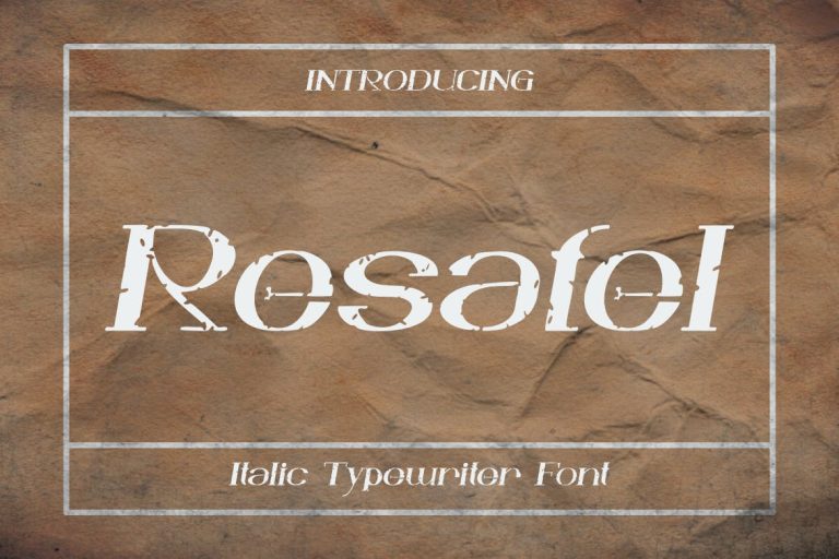 Resafel Font