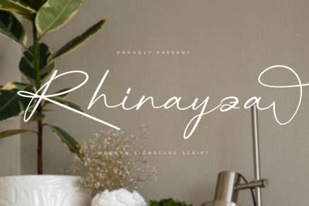 Rhinayza Modern Signature Script
