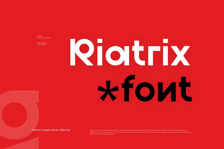 Riatrix Font