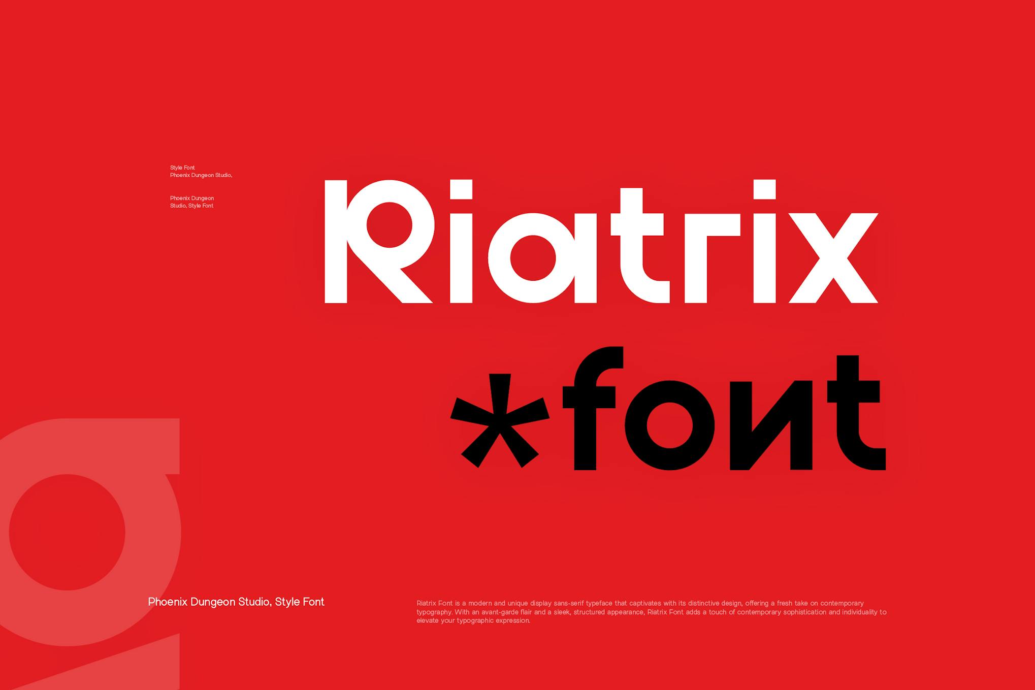 Riatrix Font