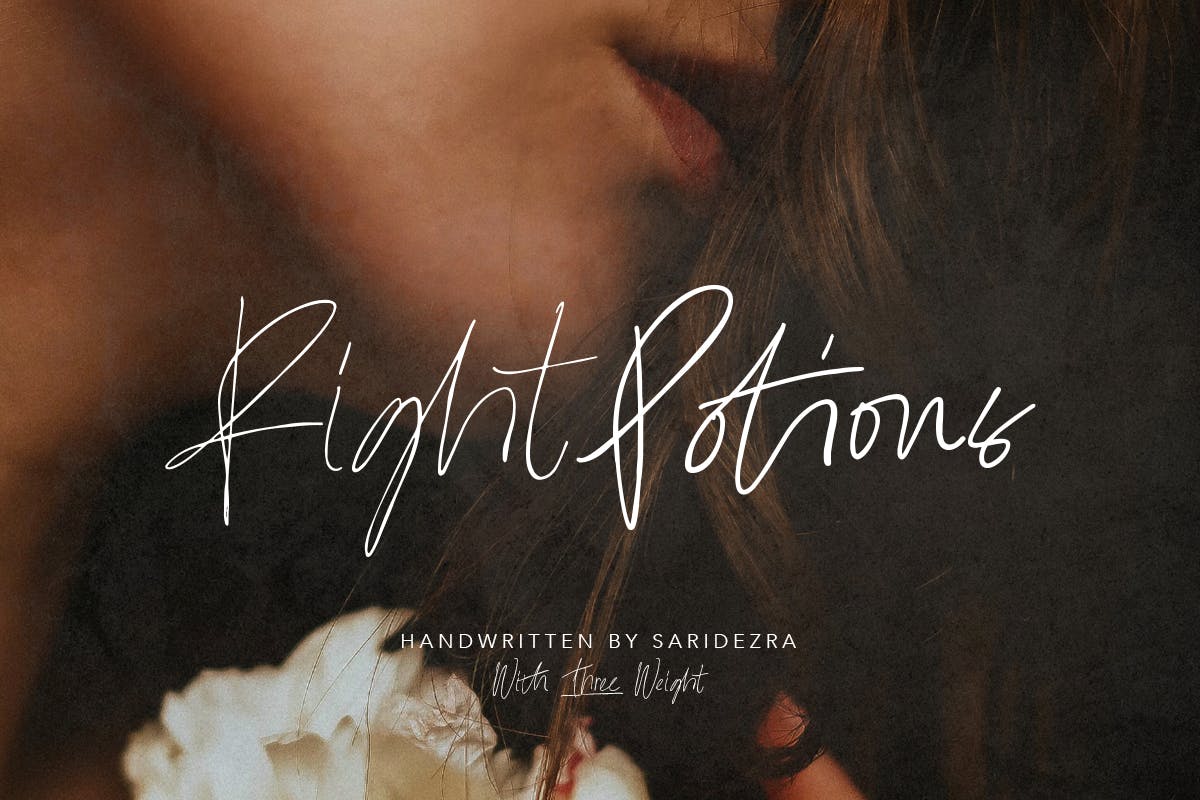 Right Potions – Handwritten Script