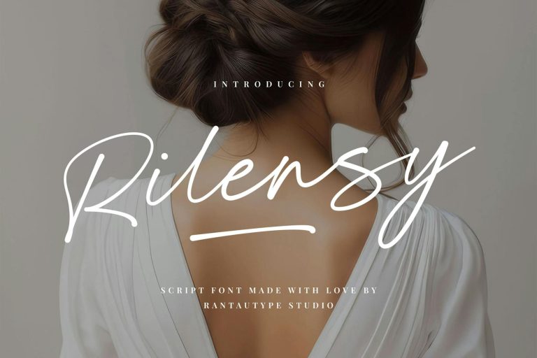 Rilensy Modern Script Font