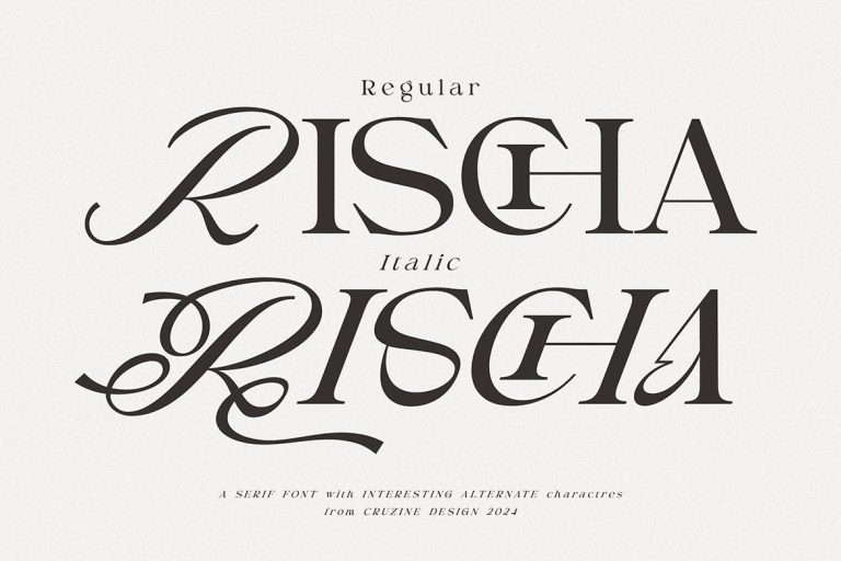 Rischa Unique Luxury Serif