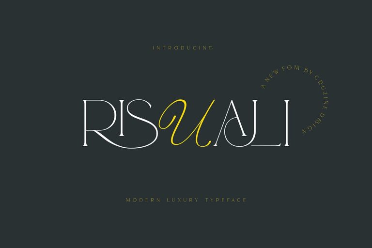 Risuali – Luxury Typeface