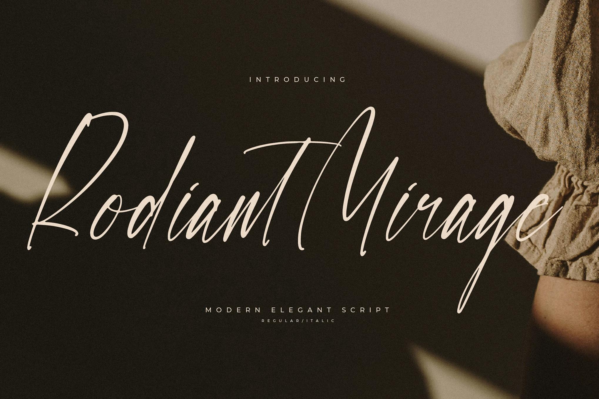Rodiant Mirage Modern Elegant Serif Font