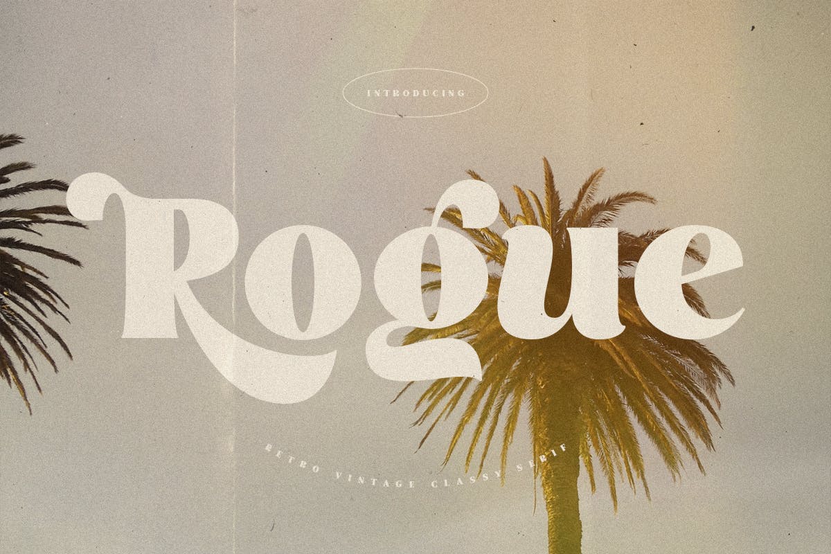 Rogue – Retro Vintage Cinematic Font