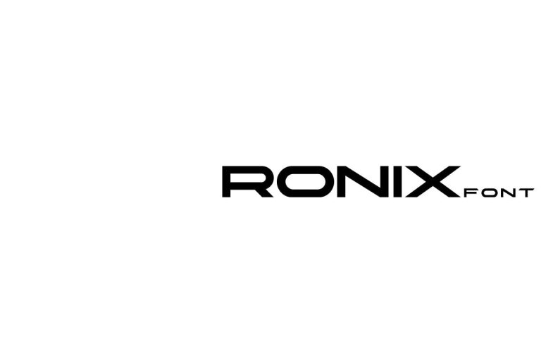 Ronix Font