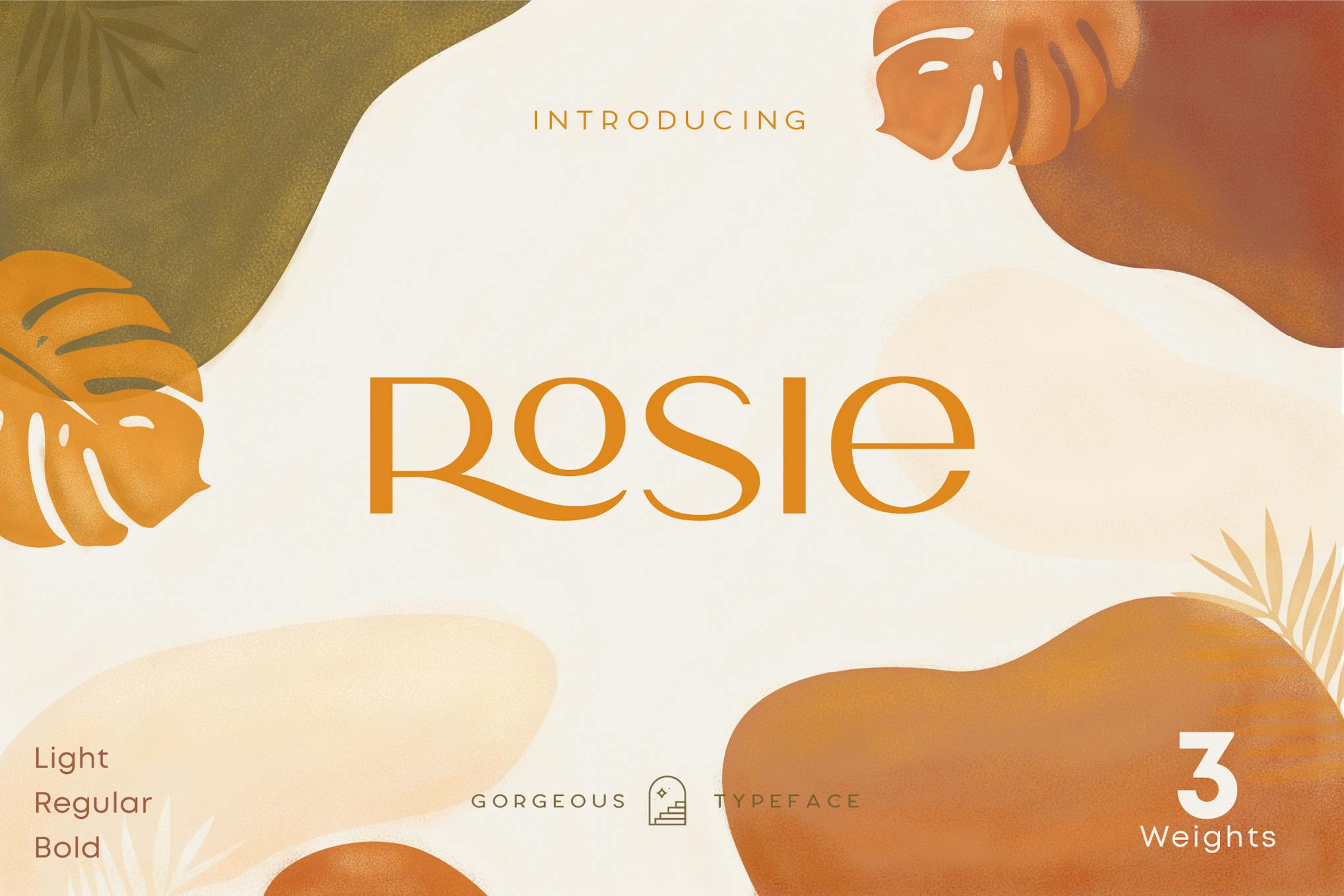 Rosie Sans – Gorgeous Typeface