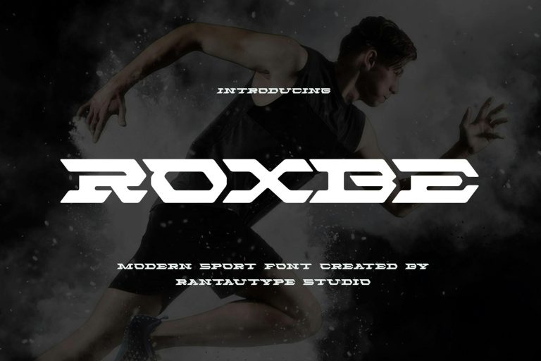 Roxbe Modern Sport Font