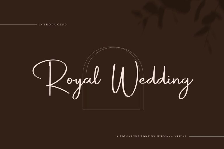 Royal Wedding – Logo Font