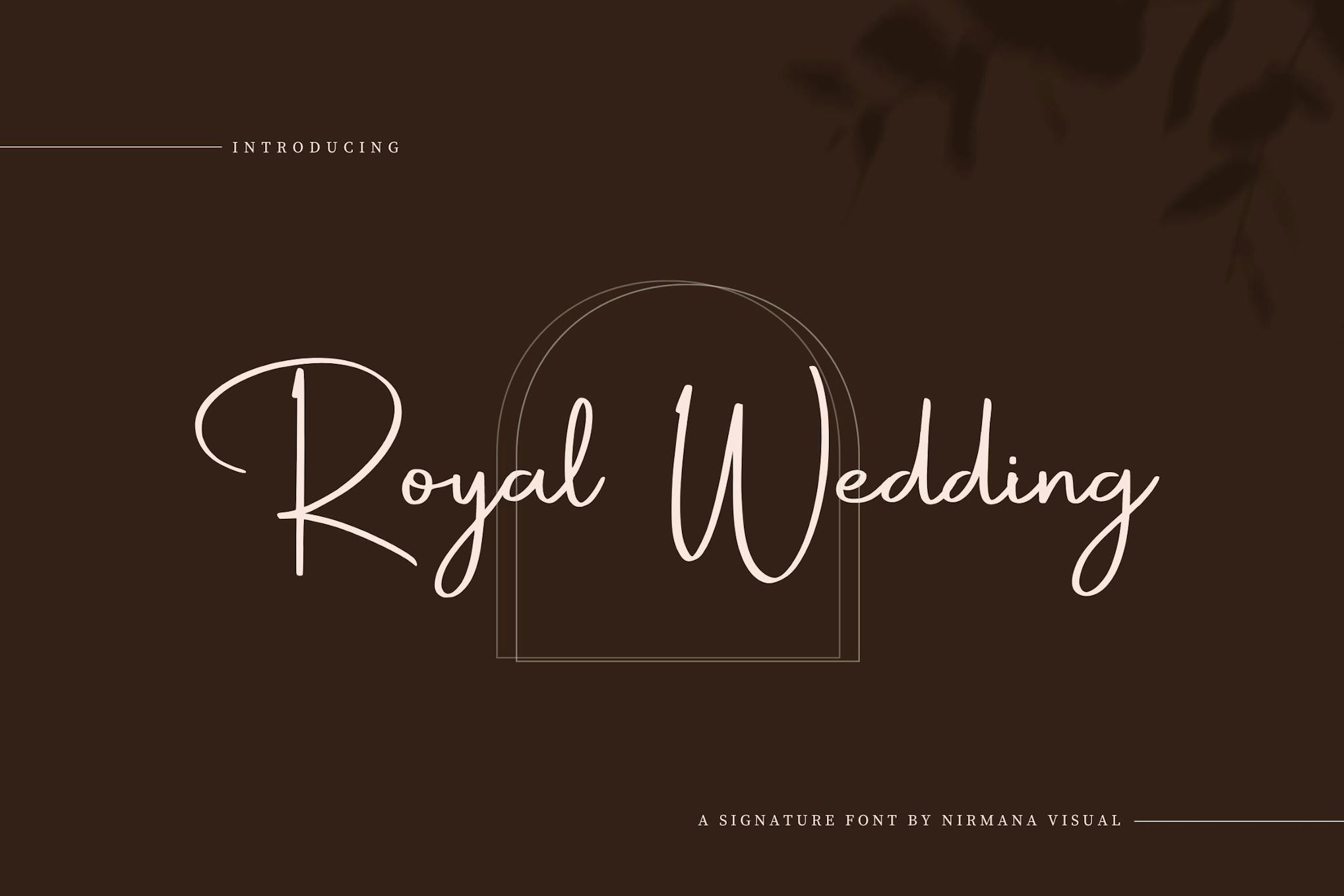 Royal Wedding – Logo Font