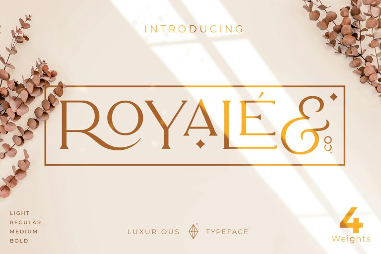 Royale Luxurious Typeface