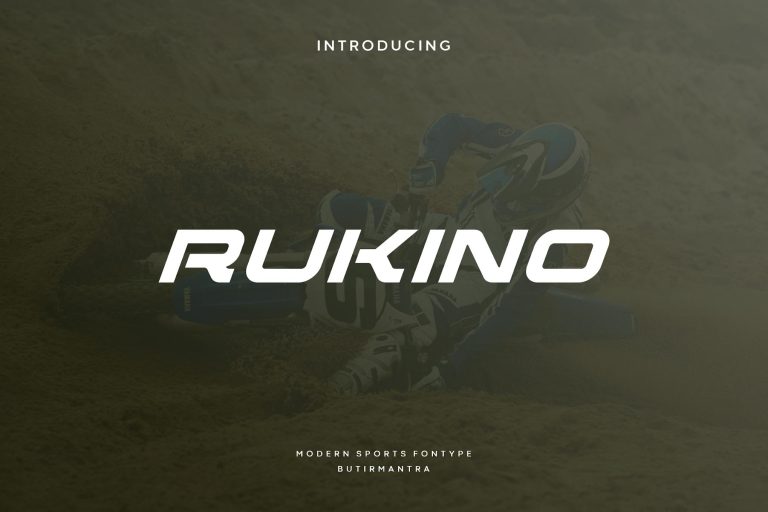 Rukino – Sport Font