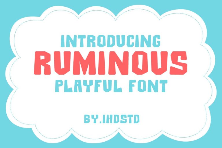 Ruminous Playful Font