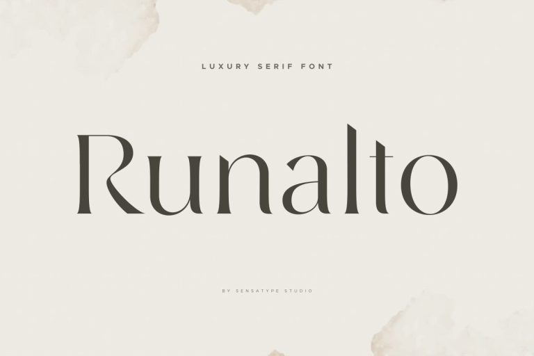 Runalto – Luxury Serif Font