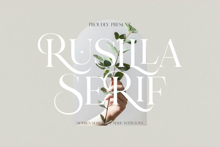 Rusilla Serif – Elegant Serif