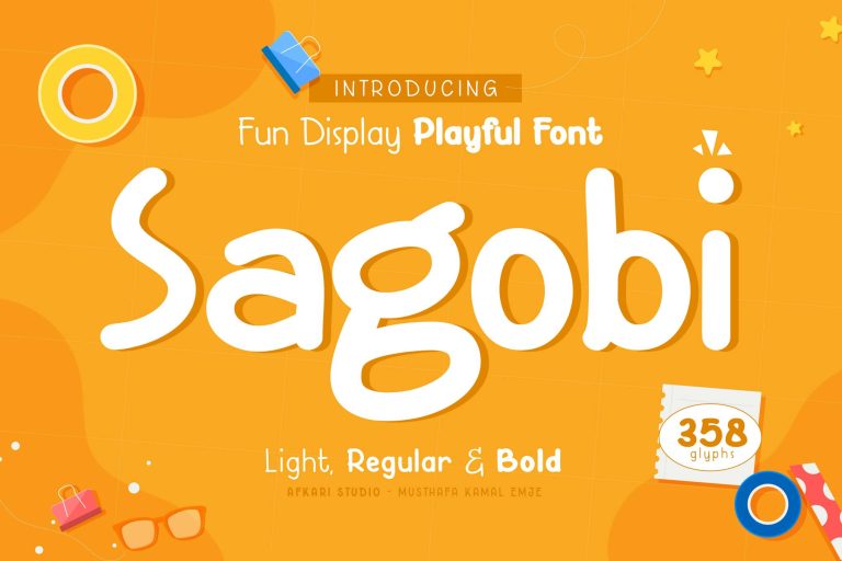 Sagobi Fun Display Playful Font