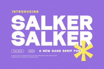 Salker – Modern Bold Sans Serif