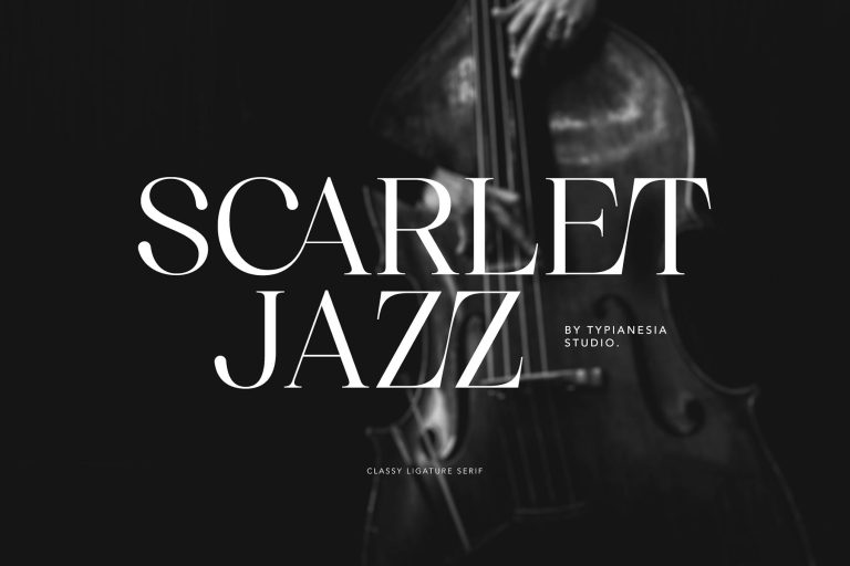 Scarlet Jazz – Classy Ligature Serif