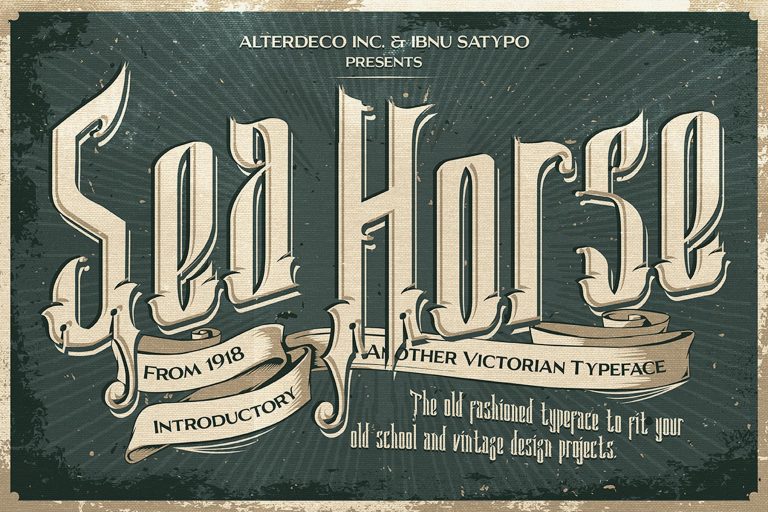 Sea Horse Typeface