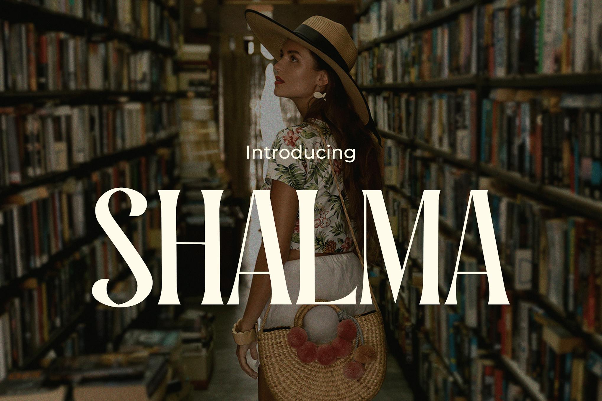 Shalma – A Modern Take on Retro Elegance Font
