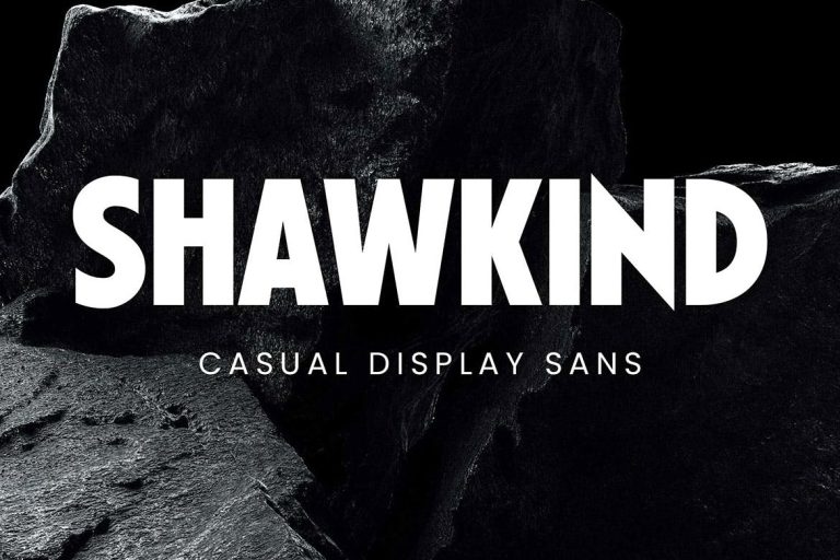 Shawkind – Display Font