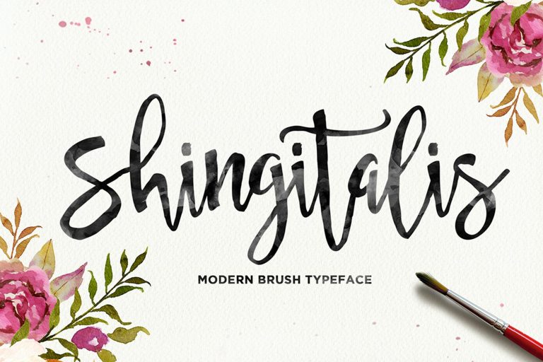 Shingitalis Typeface