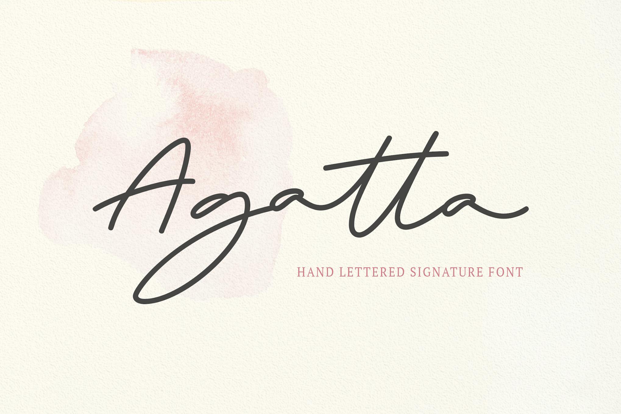 Signature Font