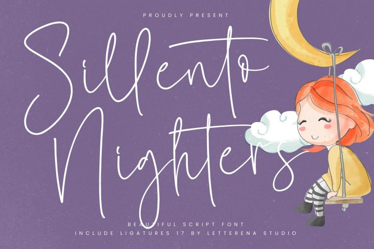 Sillento Nighters Script Font