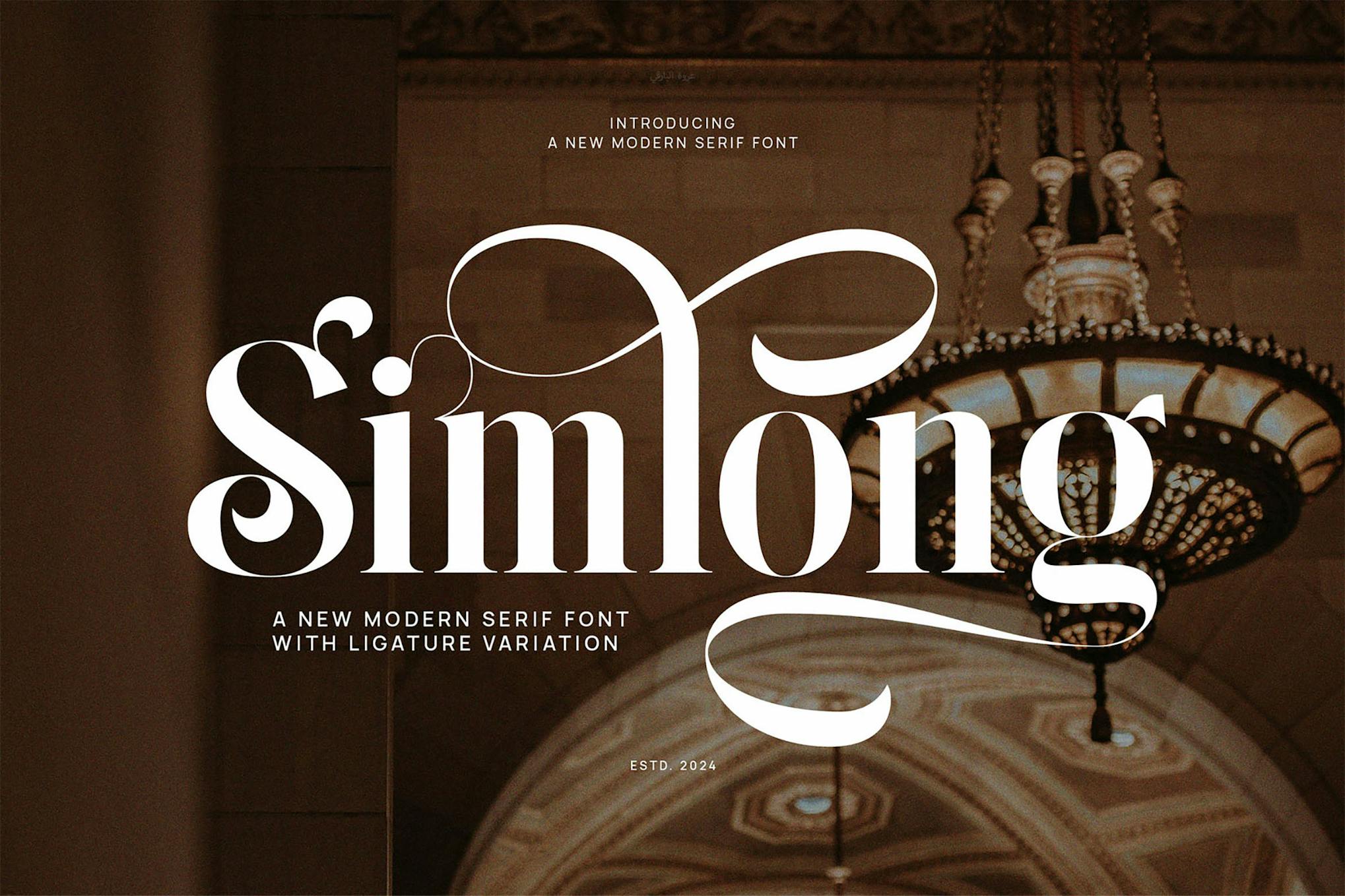 Simlong – Elegant Serif Font