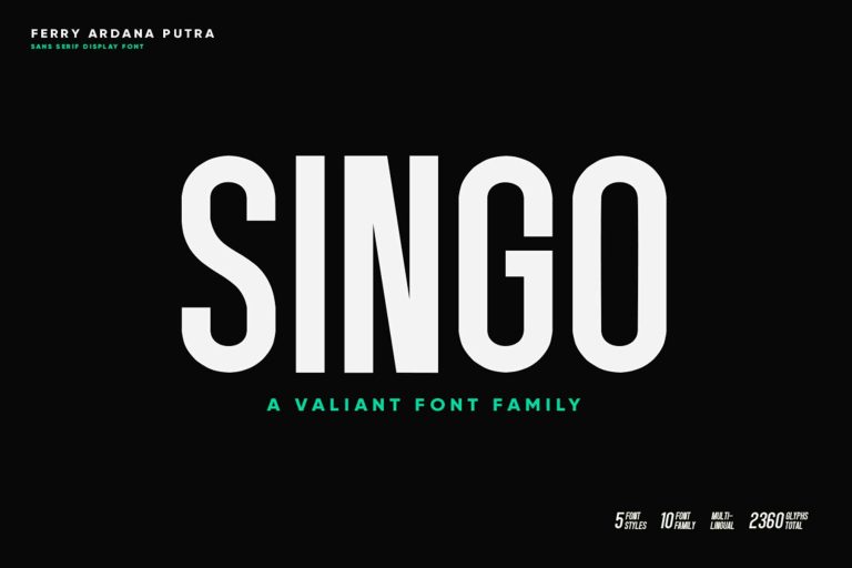 Singo | Sans Display Font