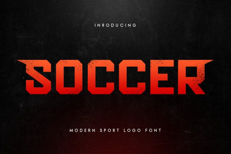 Soccer – Modern Sport Logo Font