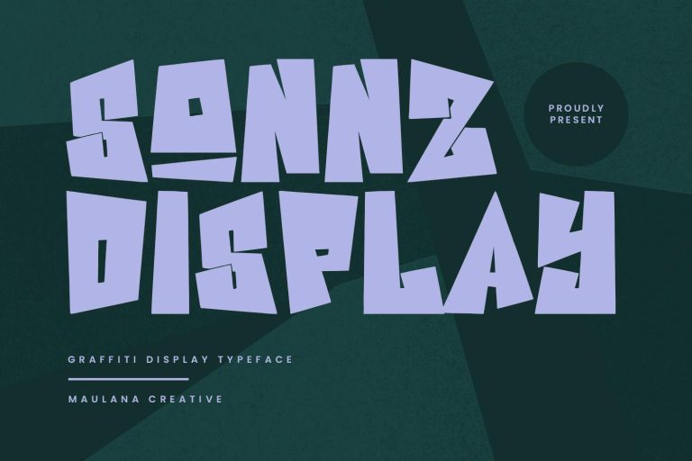 Sonnz Graffiti Display Typeface