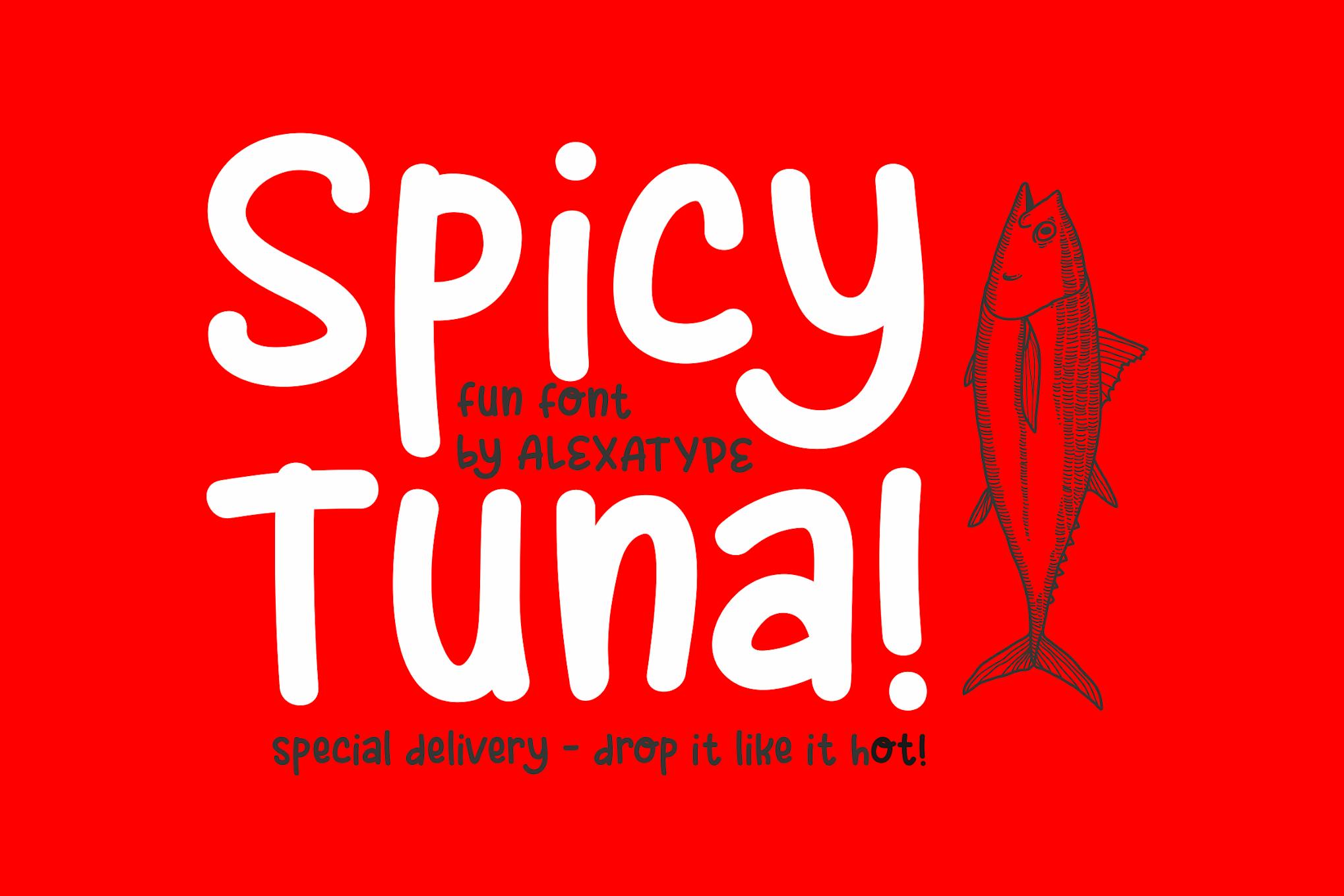 Spicy Tuna – Fun Children Font