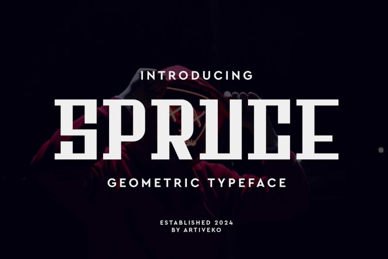 Spruce Geometric Font