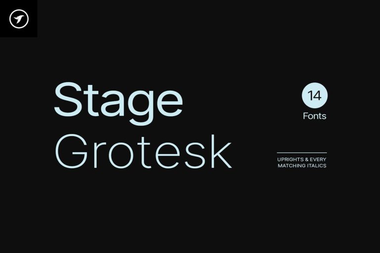 Stage Grotesk – Modern Typeface