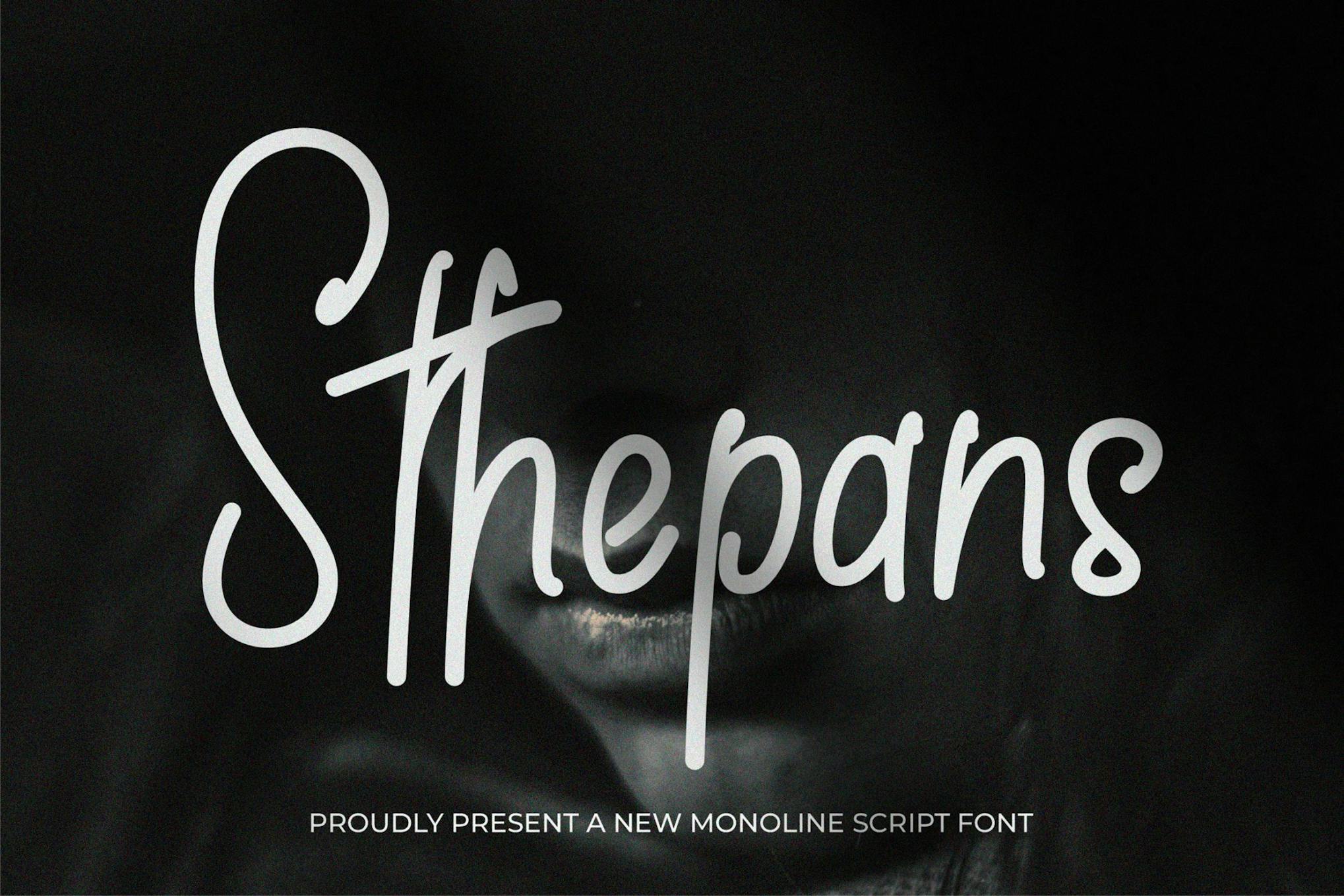 Sthepans – Beauty Signature Font