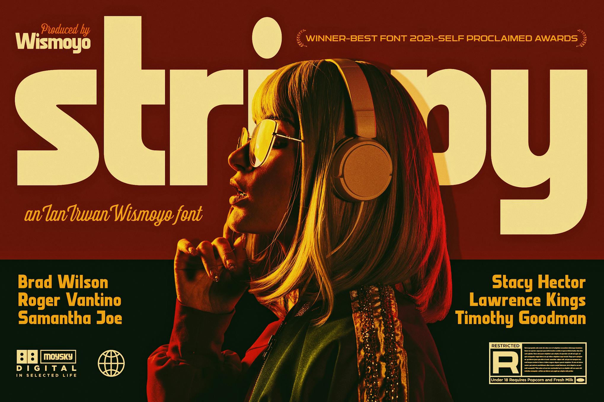 Strippy – Bold Futuristic Fonts