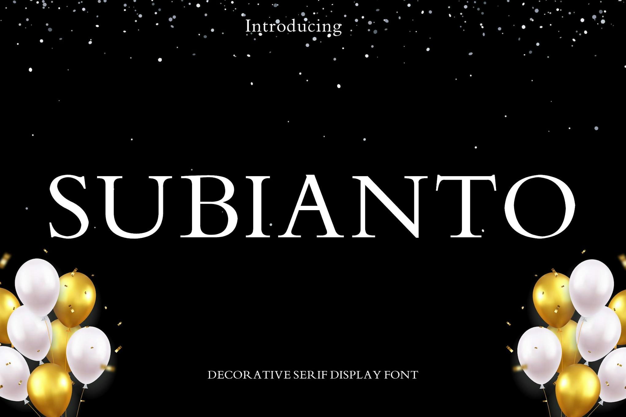 Subianto Serif Display Font