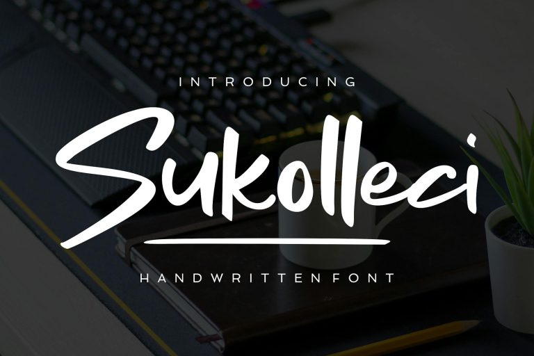 Sukolleci – Handwritten Font