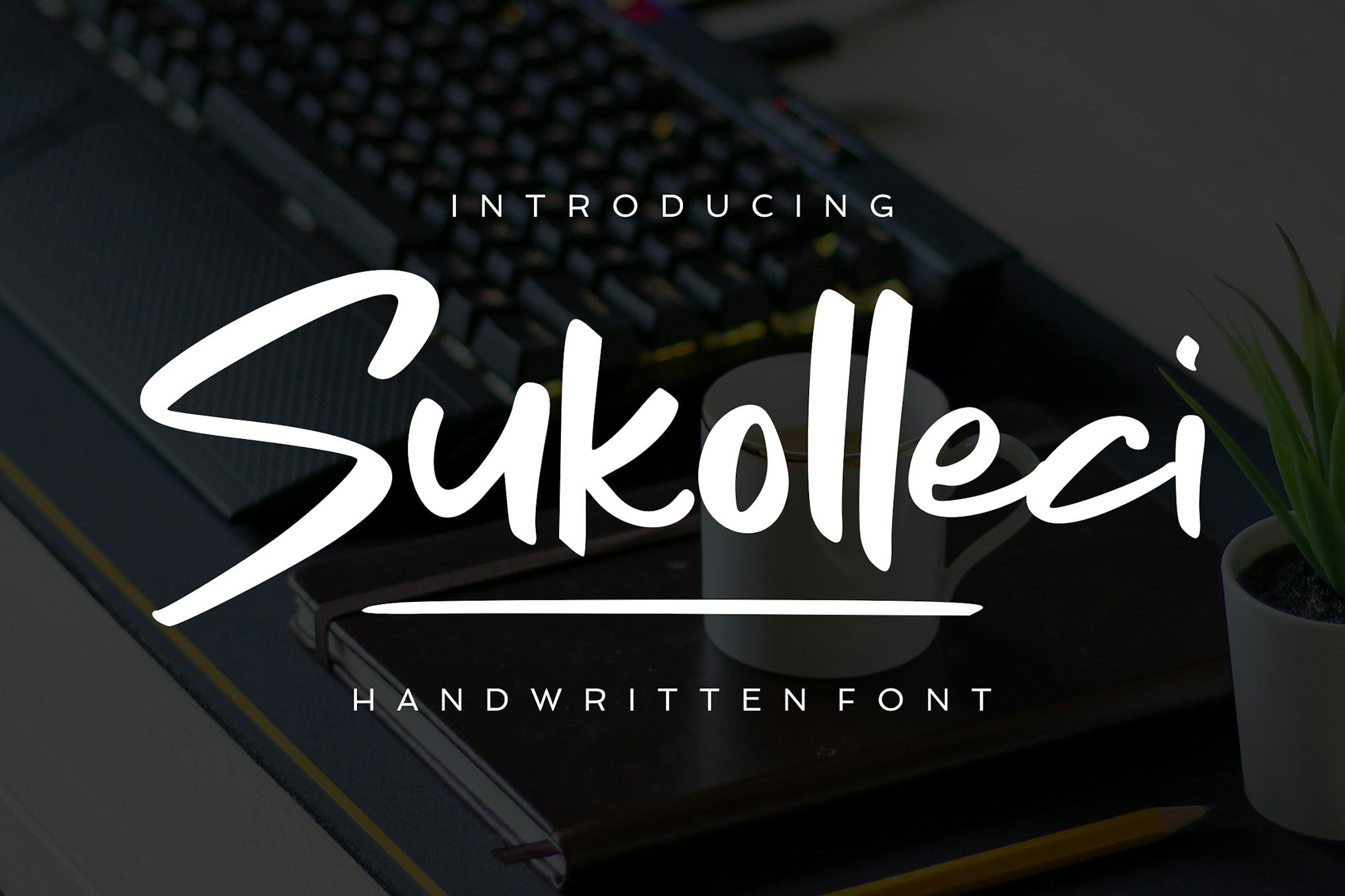 Sukolleci – Handwritten Font