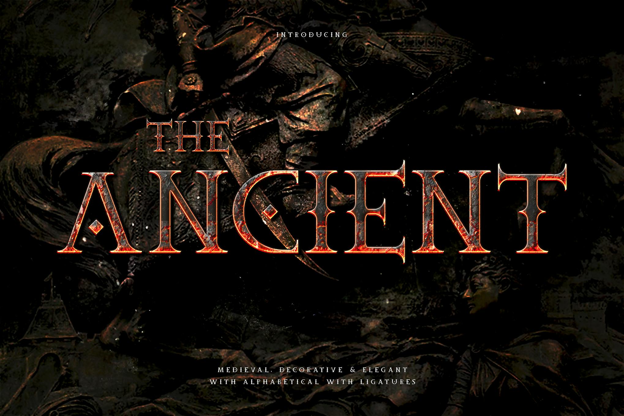 The Ancient – Medieval Sans Typeface