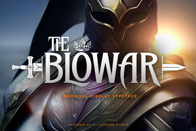 The Blowar Typeface
