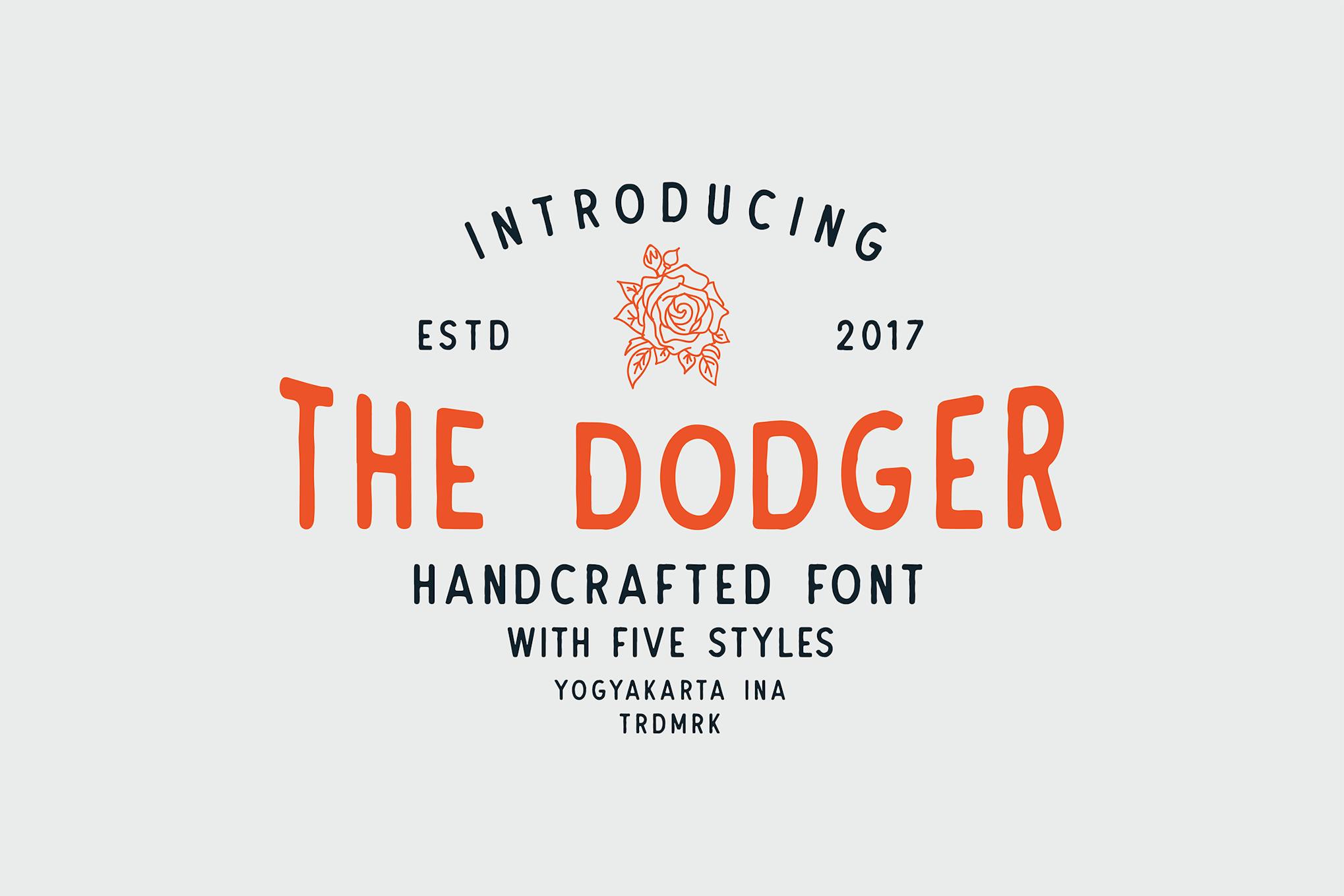 The Dodger + Extras (11 Fonts !)