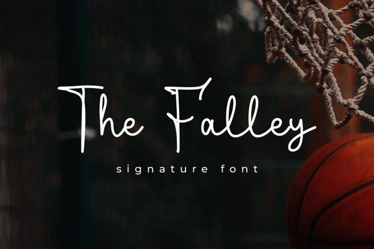 The Falley – Signature Font